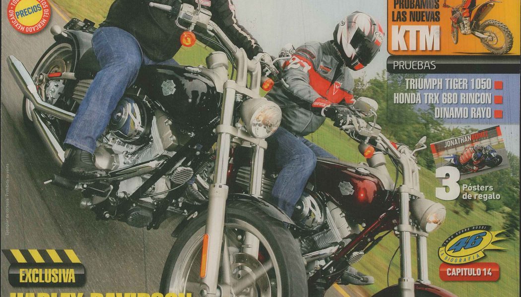 motociclismo cover HD new models 2008